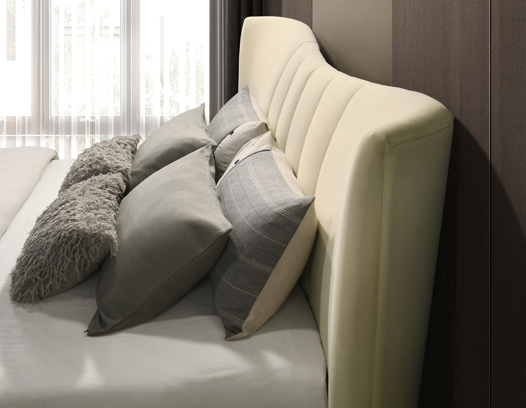 Evelyn Platform Bed Ivory - Image 8