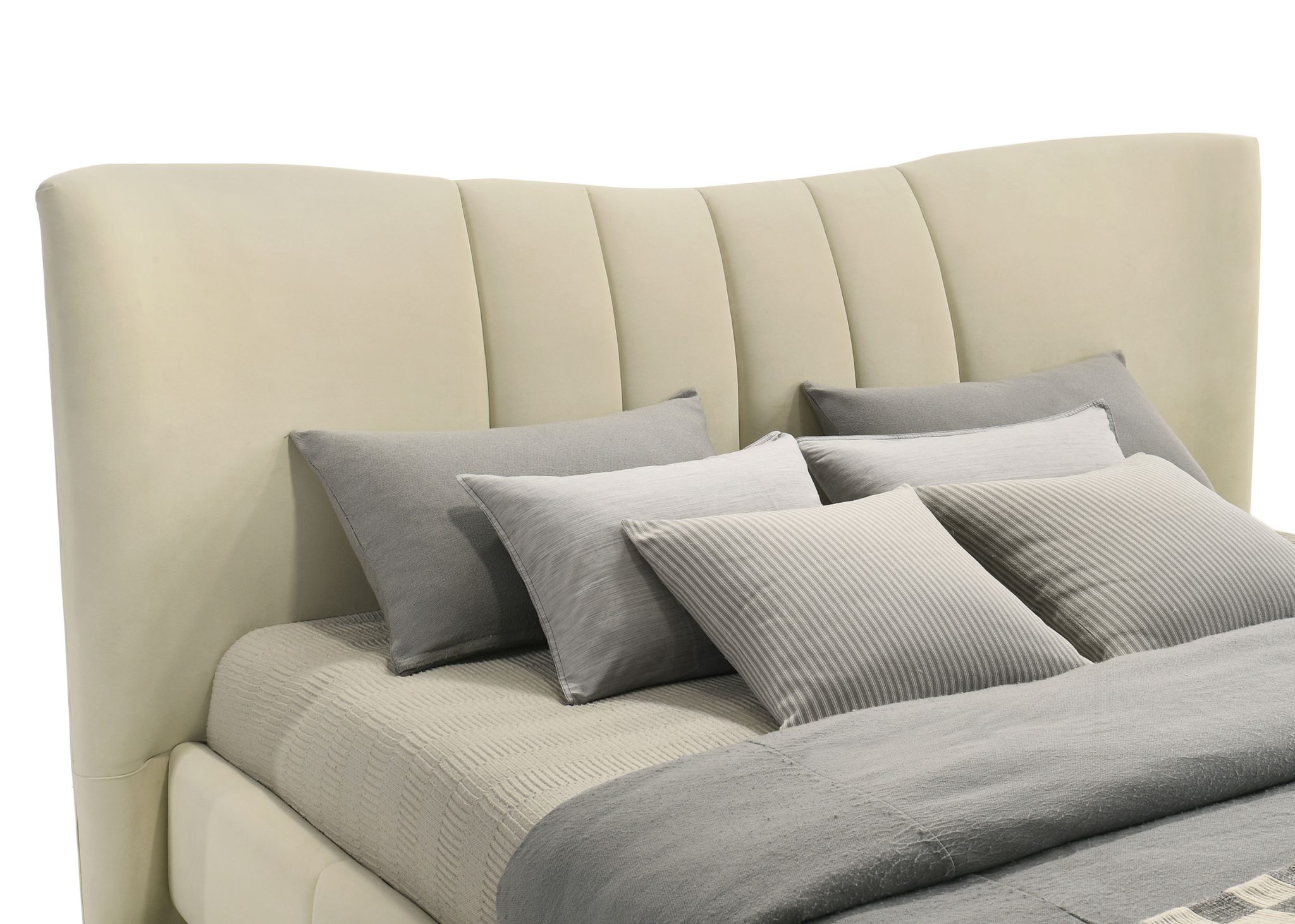 Evelyn Platform Bed Ivory - Image 9