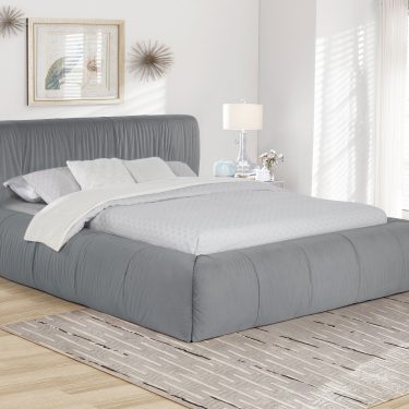 Wilshire Platform Bed Grey