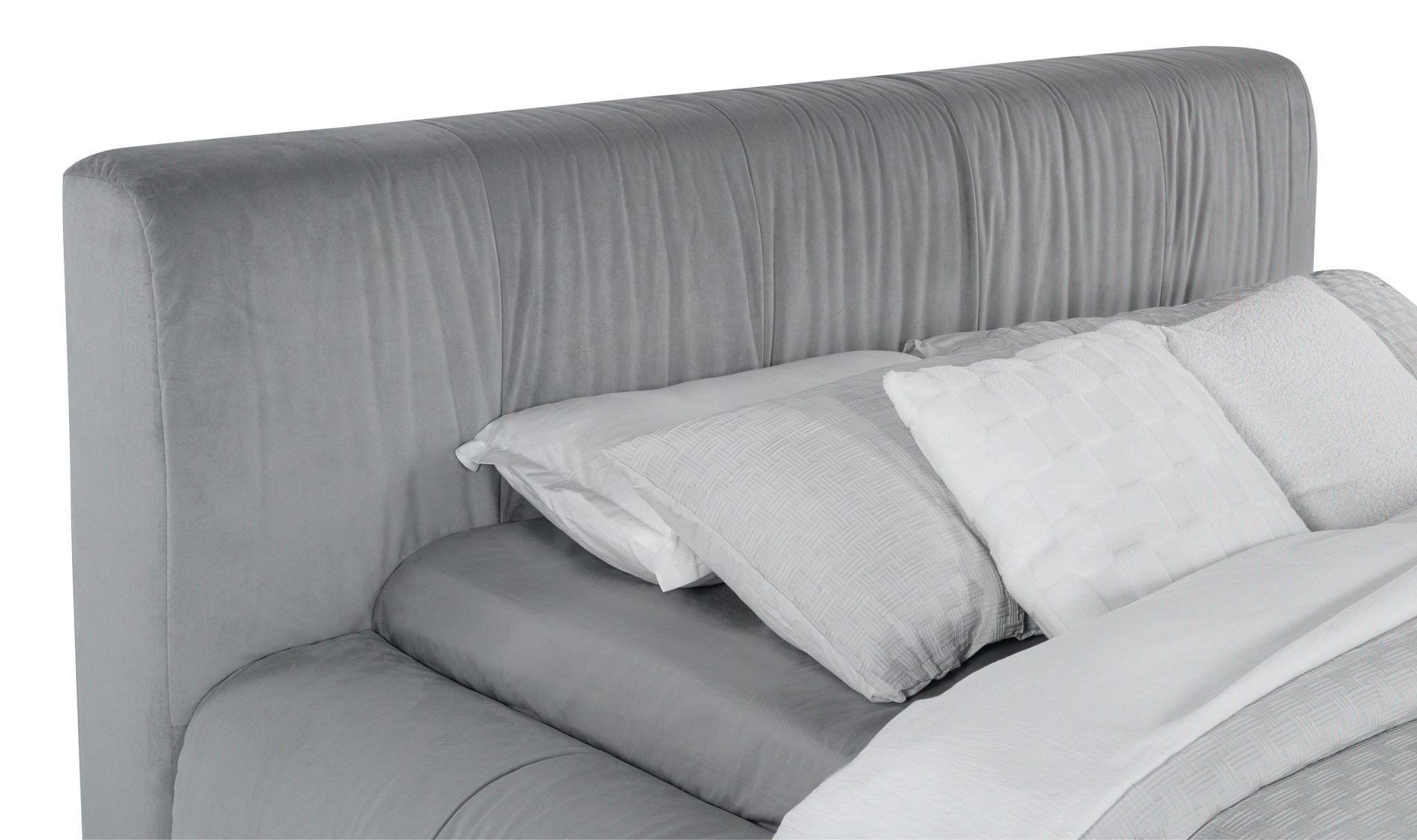 Wilshire Platform Bed Grey - Image 5