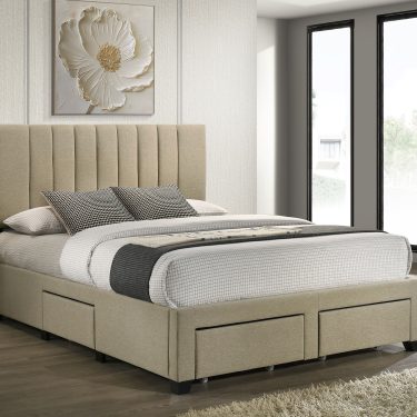 Wheatland Storage Bed Light Brown