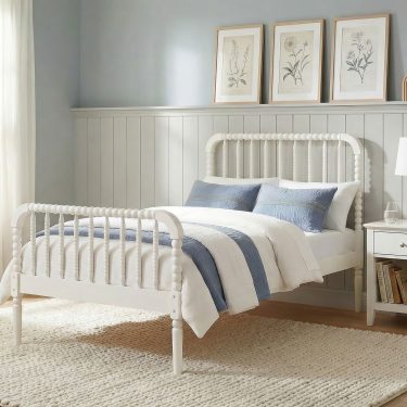 Jones Open Frame Bed White