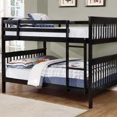 Chapman Bunk Bed Full over Full Black
