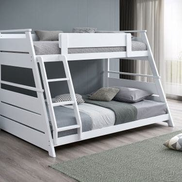 Holden Bunk Bed Twin over Full White