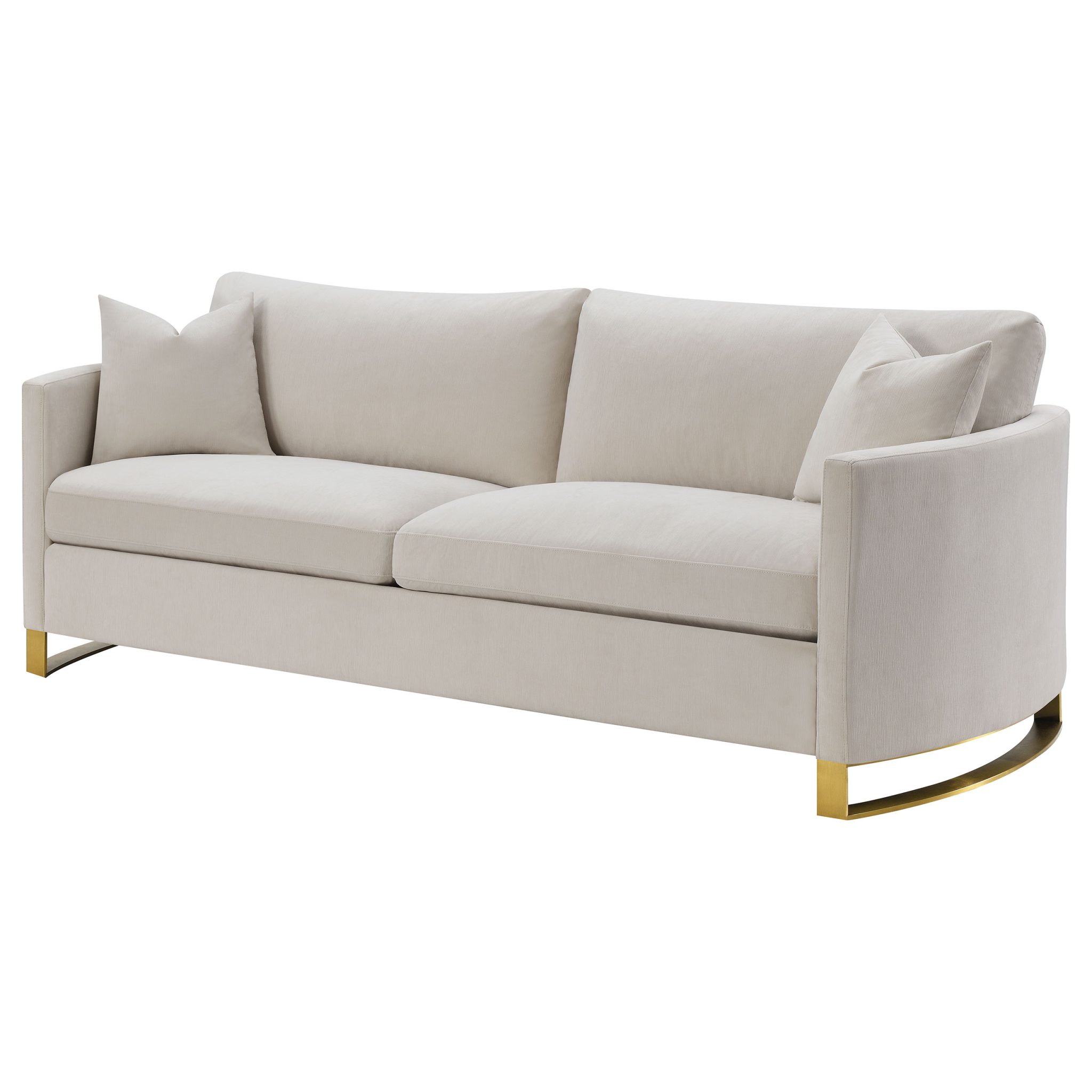 Corliss Curved Track Arm Sofa - Image 4