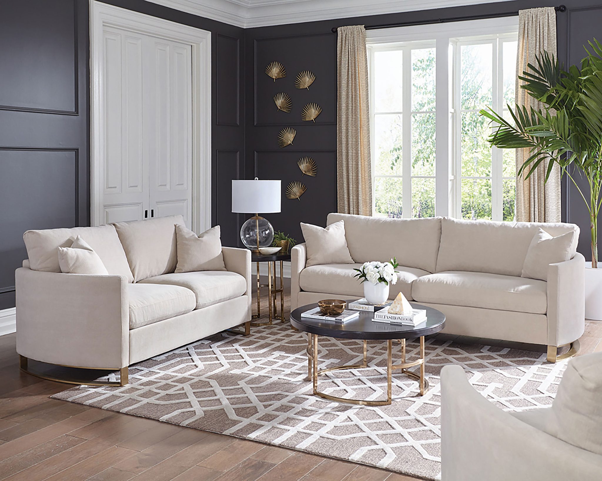 Corliss Curved Track Arm Sofa - Image 11