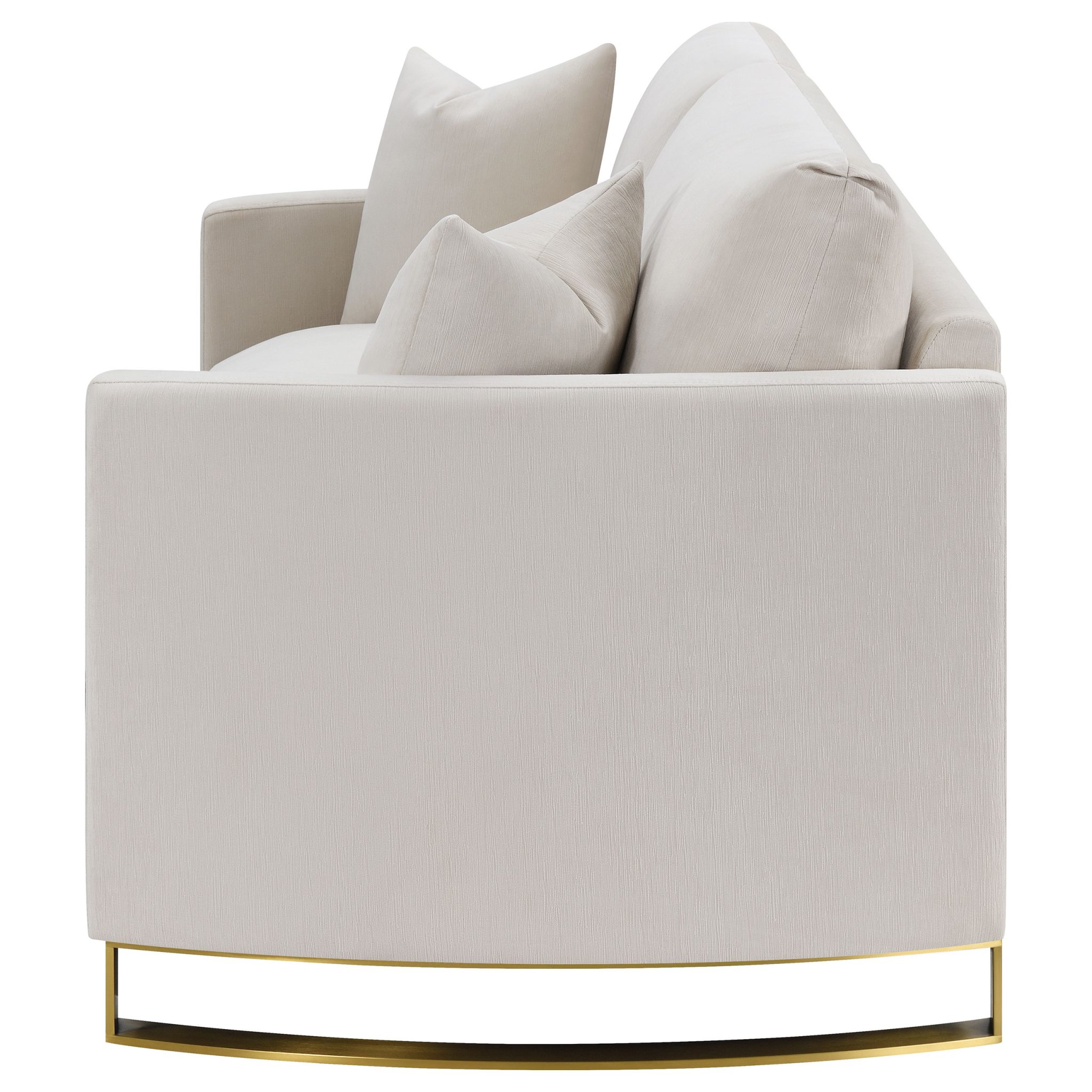 Corliss Curved Track Arm Loveseat - Image 5