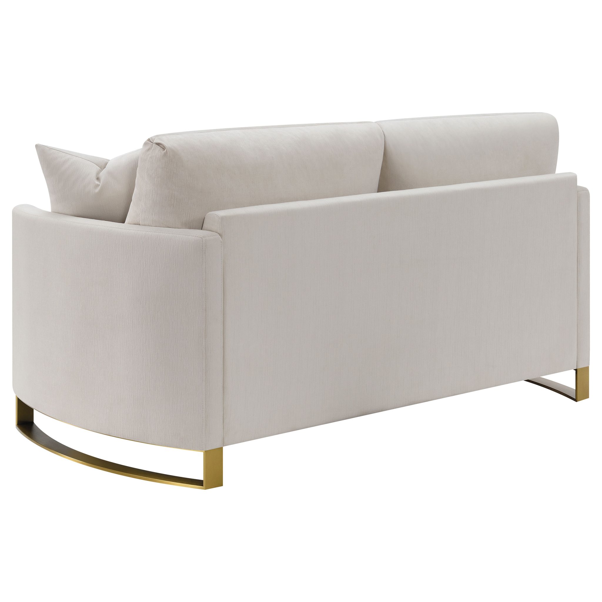 Corliss Curved Track Arm Loveseat - Image 6