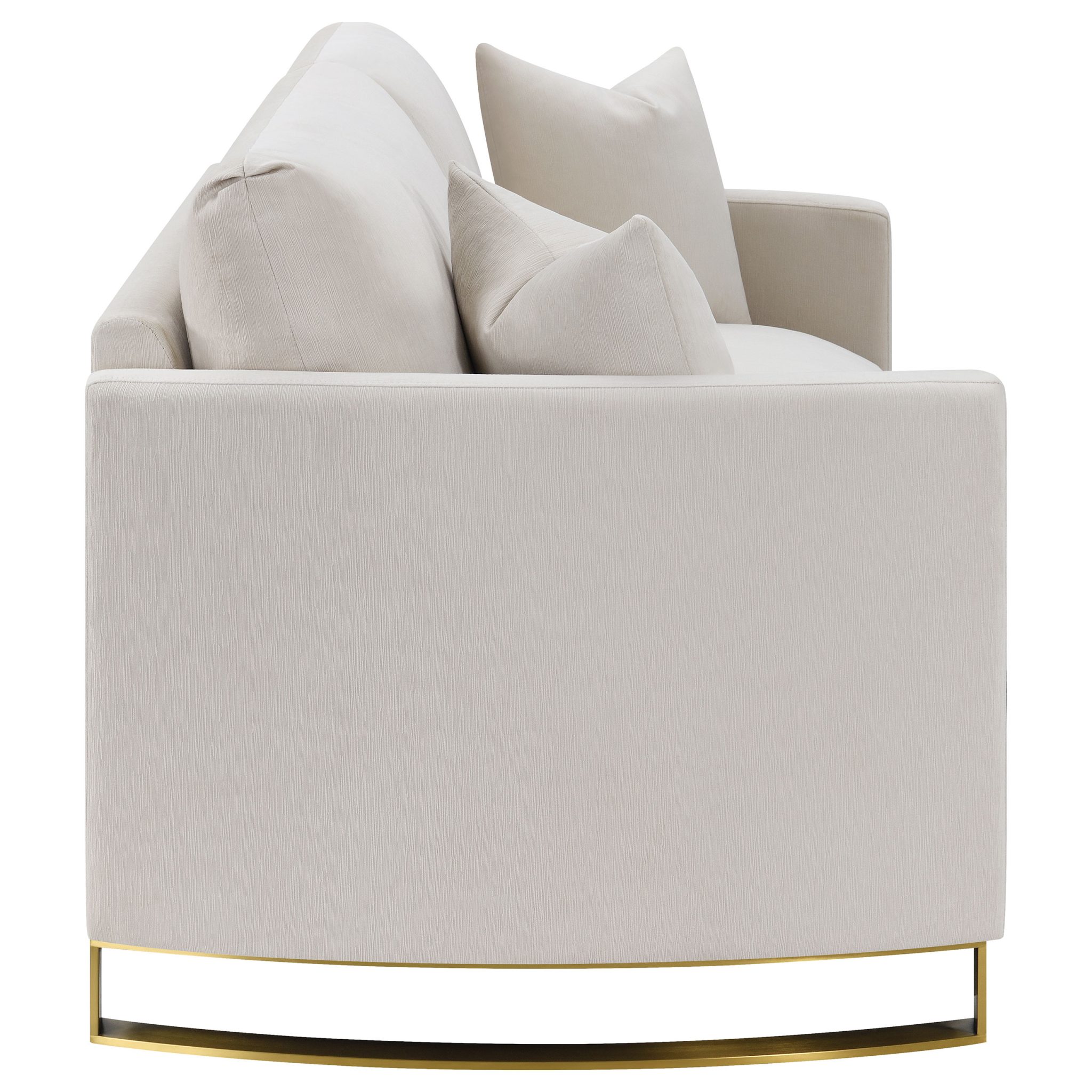 Corliss Curved Track Arm Loveseat - Image 8