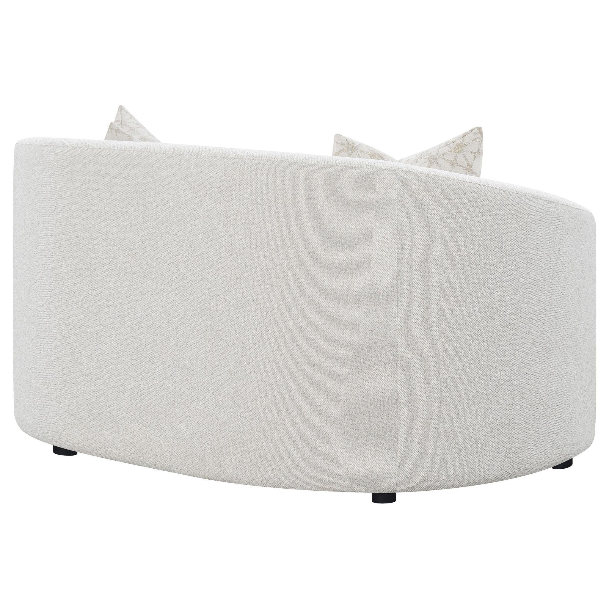 Rainn Bouclé Loveseat Latte - Image 7