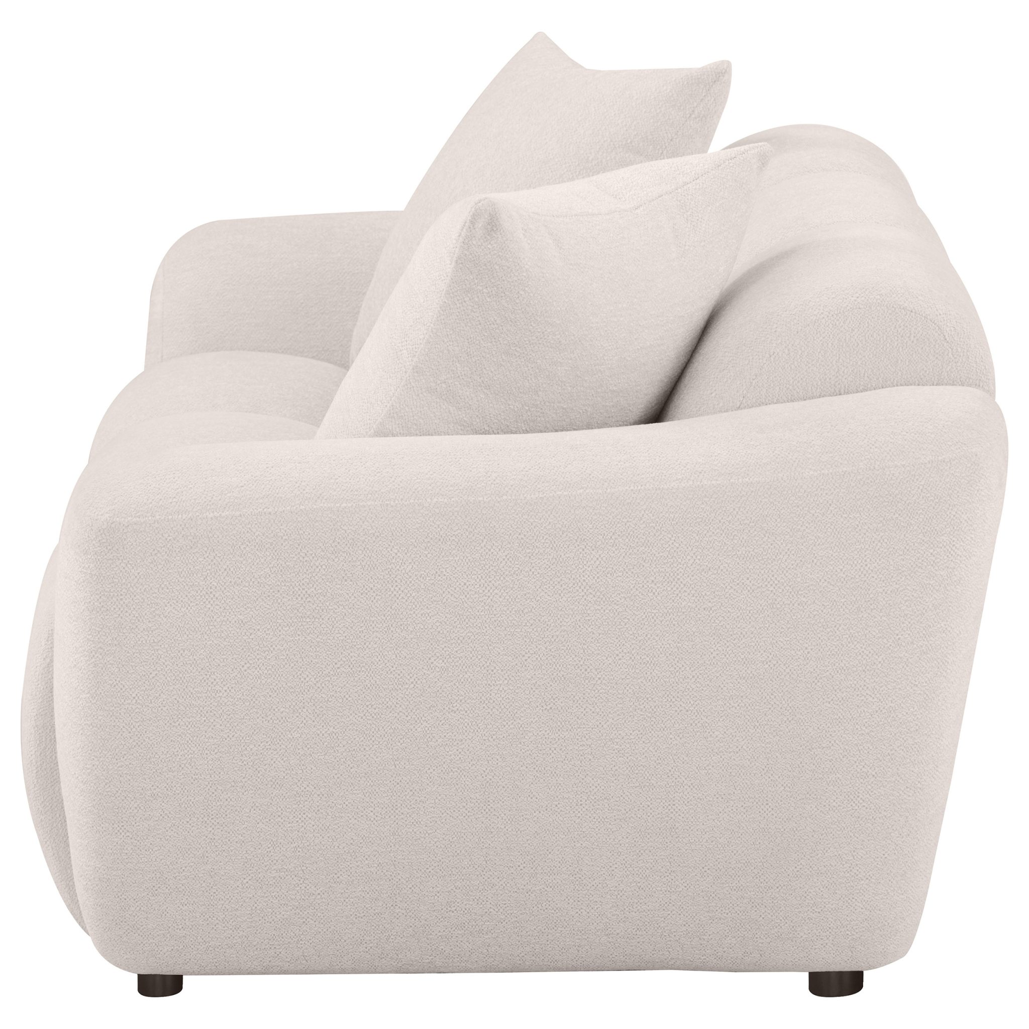 Destino Splayed Arm Loveseat Greige - Image 5