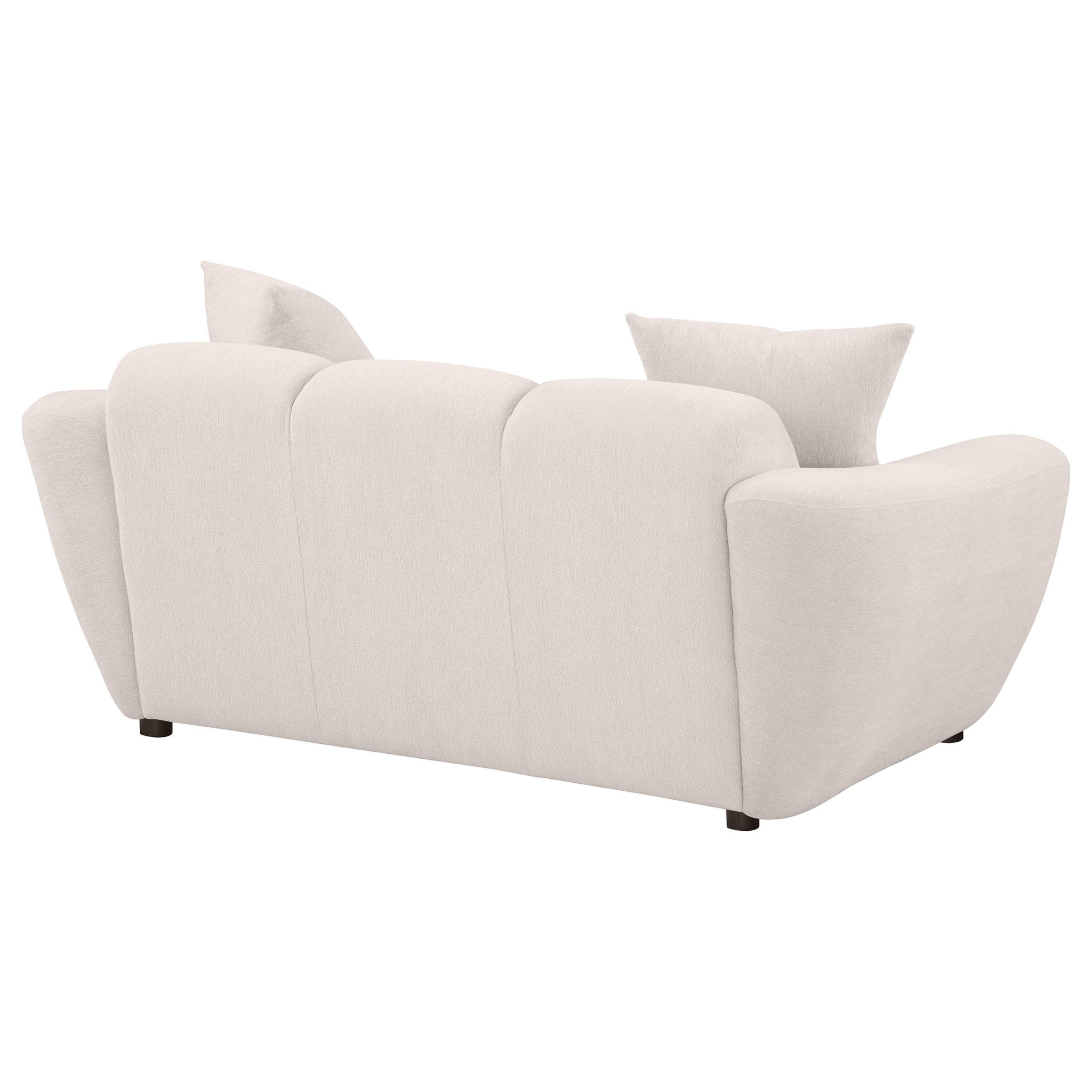 Destino Splayed Arm Loveseat Greige - Image 7