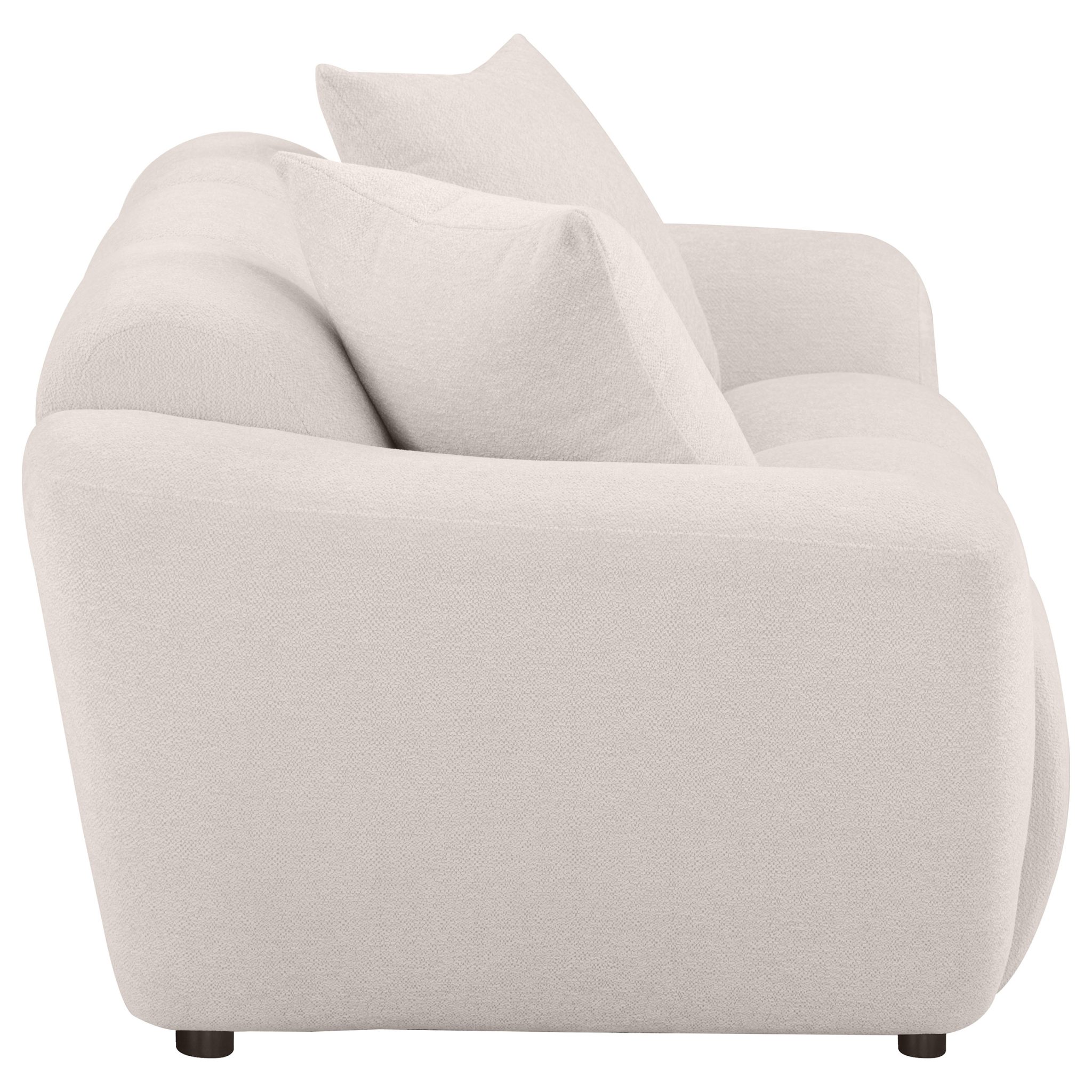 Destino Splayed Arm Loveseat Greige - Image 8