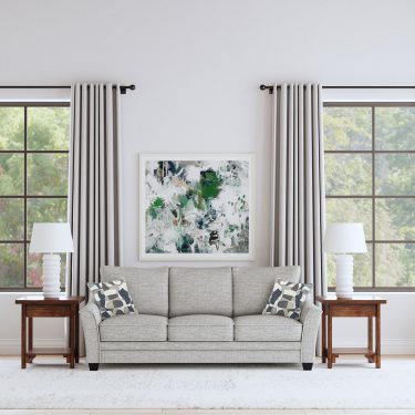 Tomkins Bouclé Sofa Light Grey