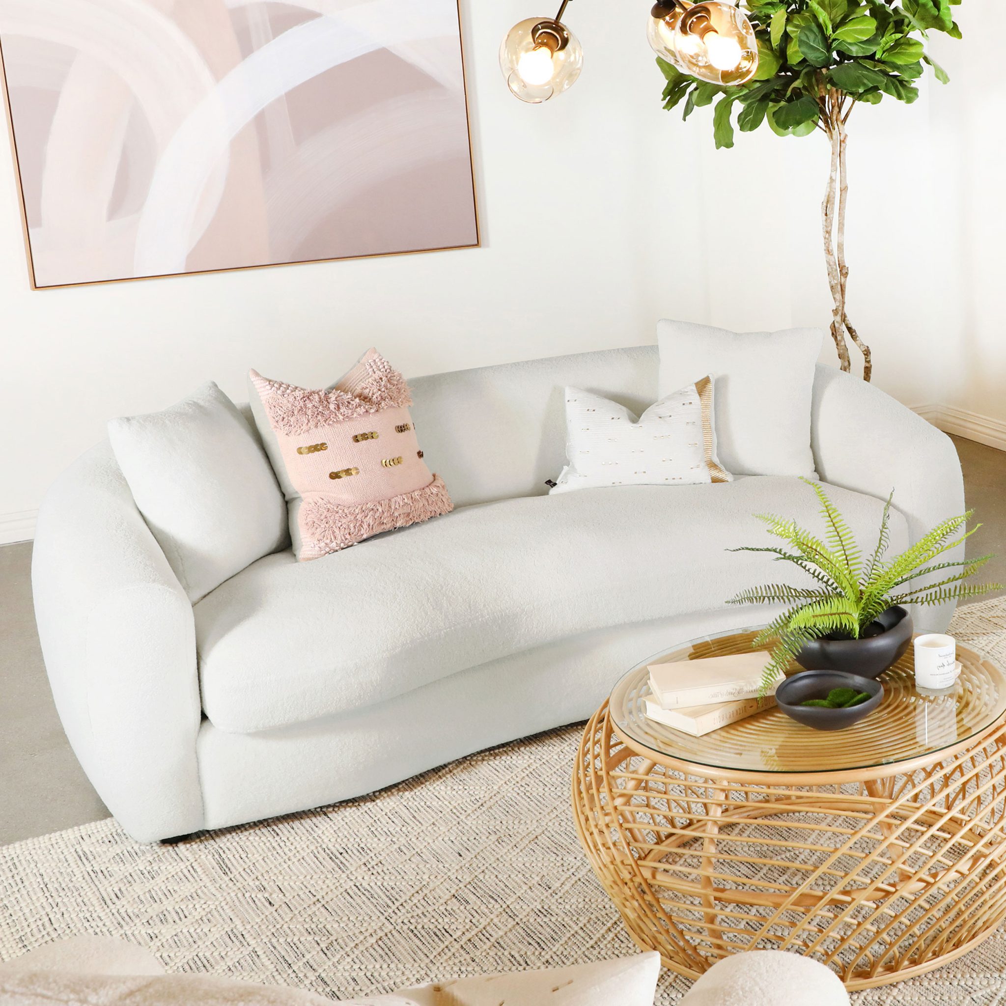 Isabella Sherpa Sofa