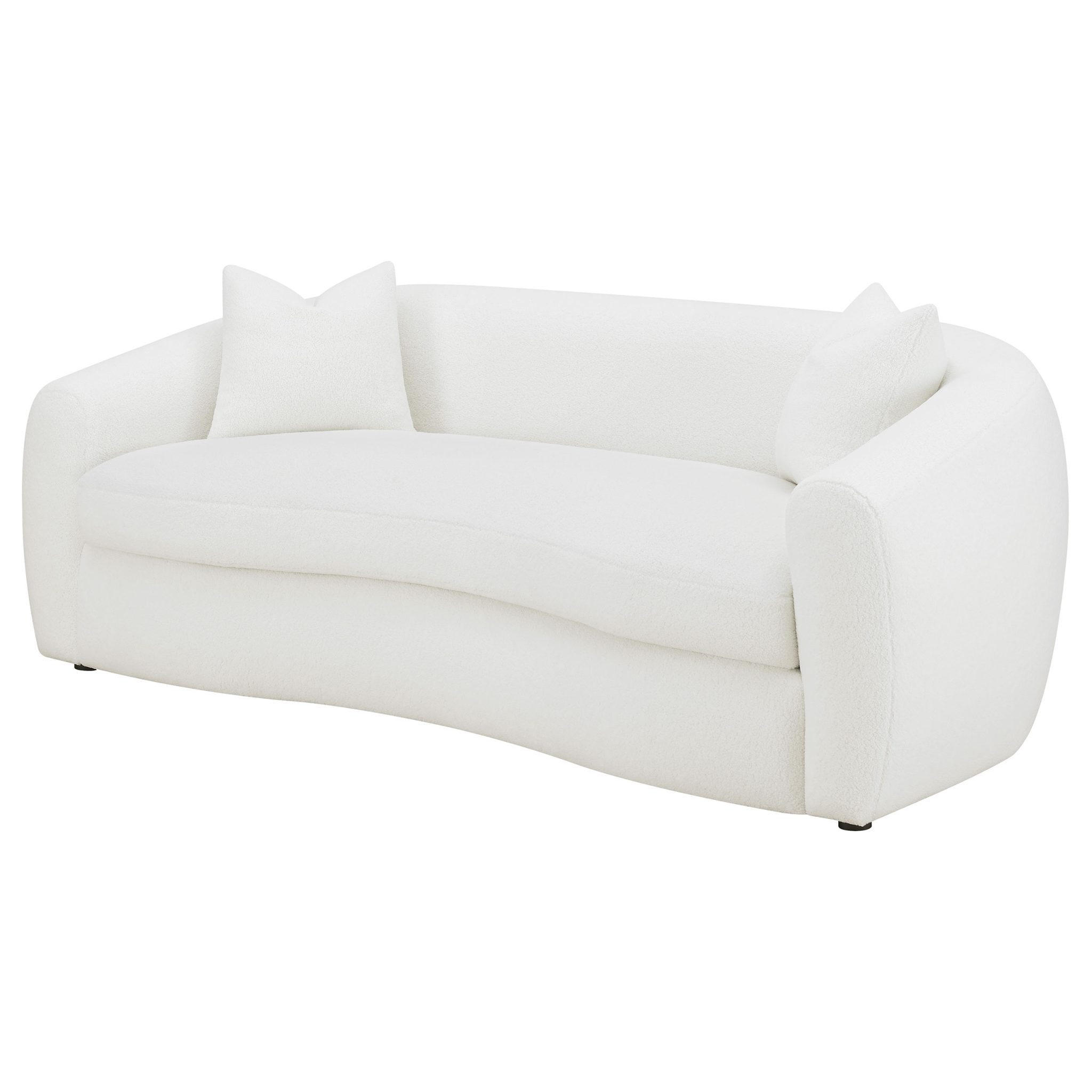 Isabella Sherpa Sofa - Image 4