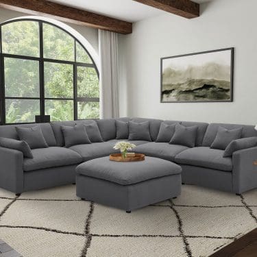 Hobson Modular Sectional Charcoal