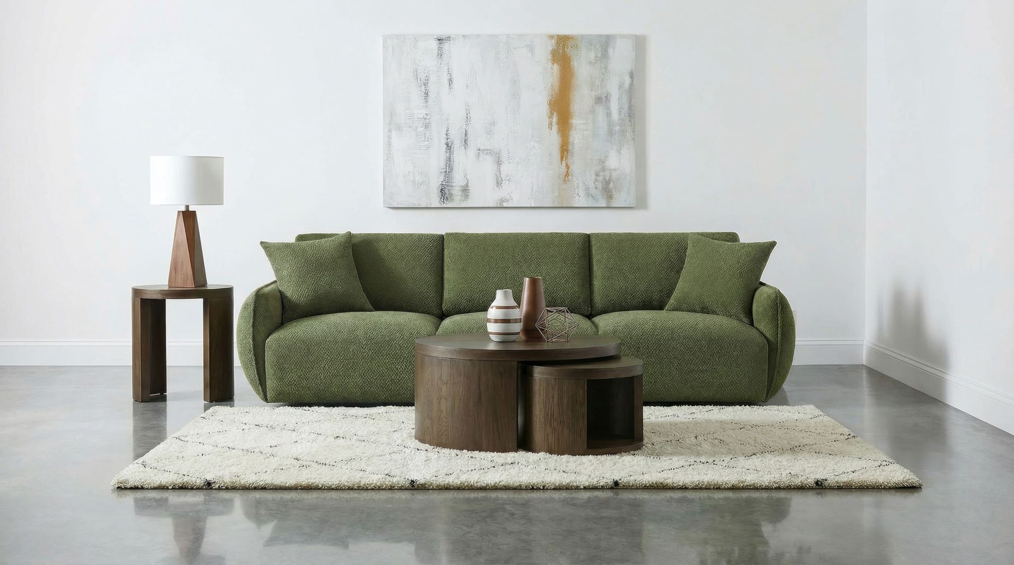 Elysia Modular Sofa Green