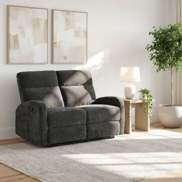 Hamilton Reclining Loveseat Charcoal Grey