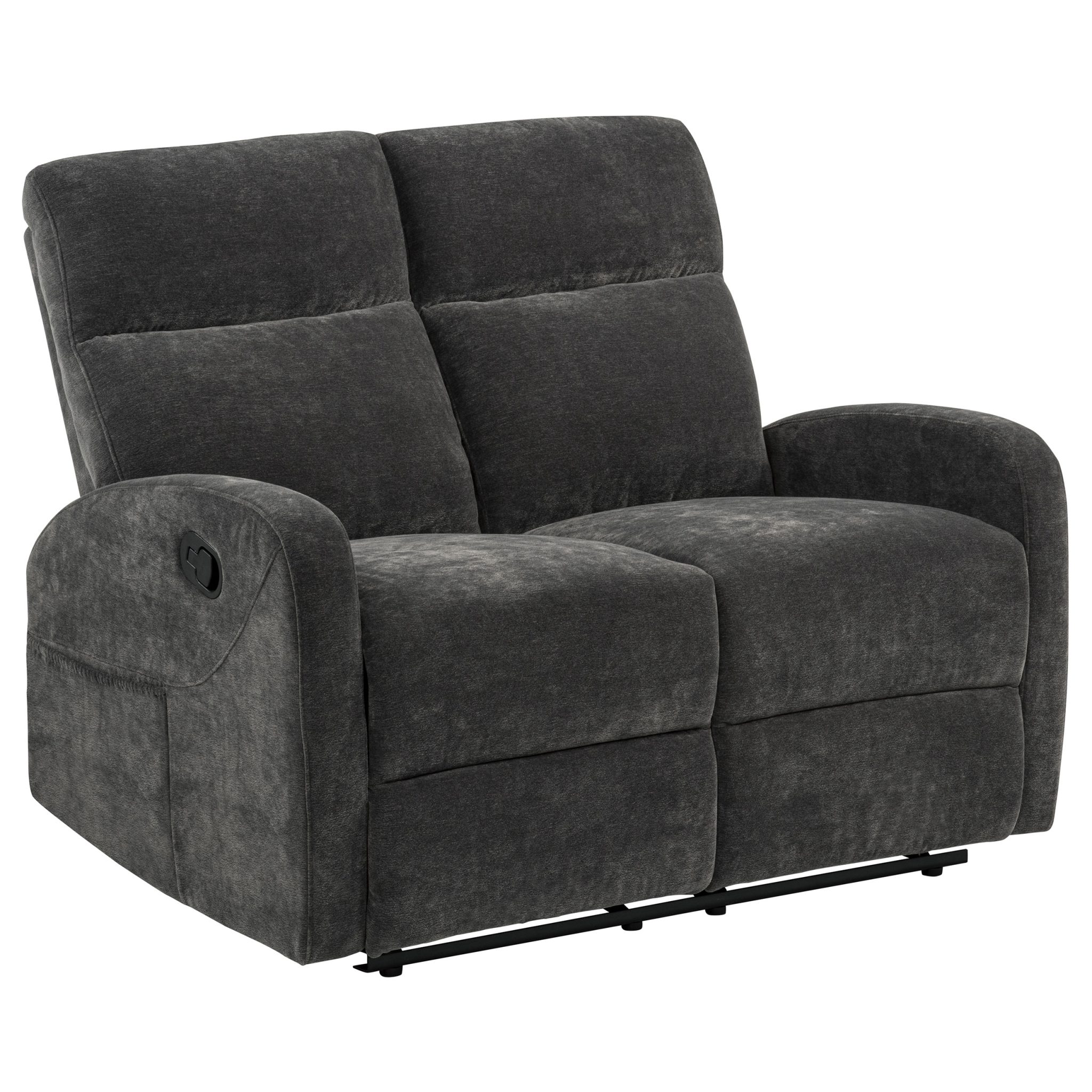 Hamilton Reclining Loveseat Charcoal Grey - Image 3
