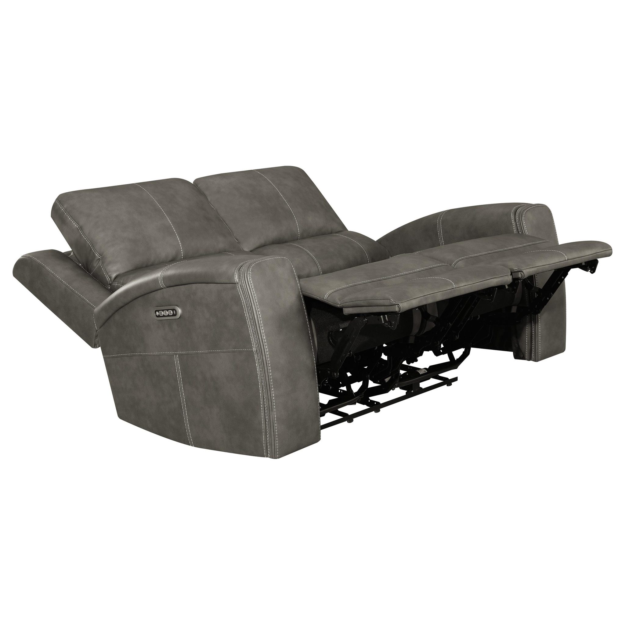 Brickston Triple Power Reclining Loveseat Charcoal - Image 4