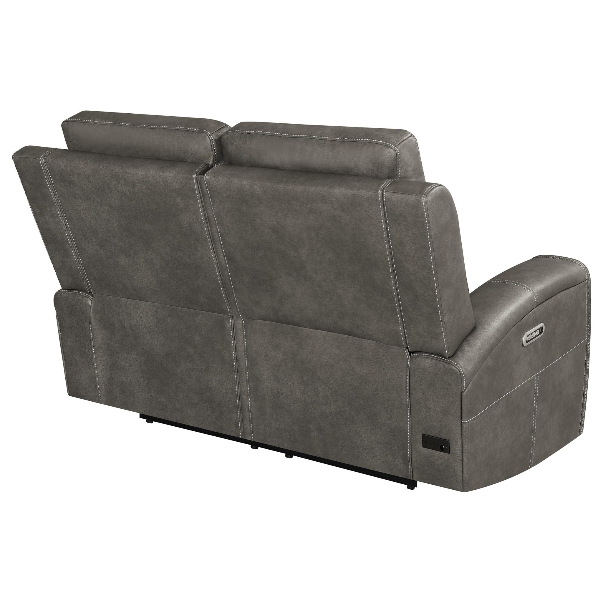 Brickston Triple Power Reclining Loveseat Charcoal - Image 8