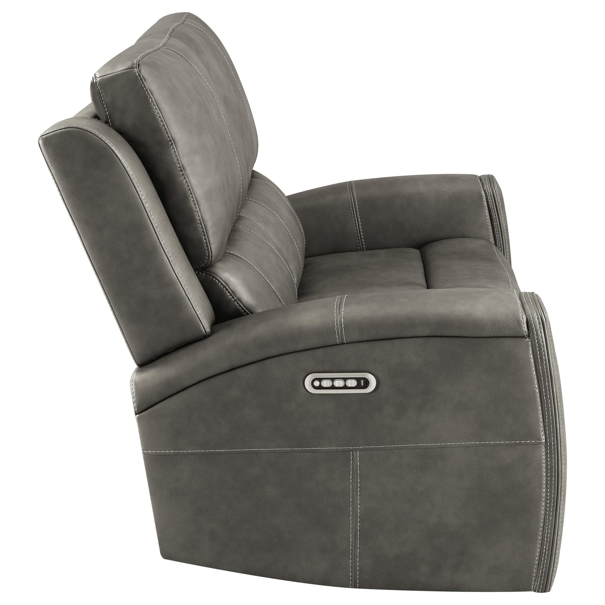 Brickston Triple Power Reclining Loveseat Charcoal - Image 9