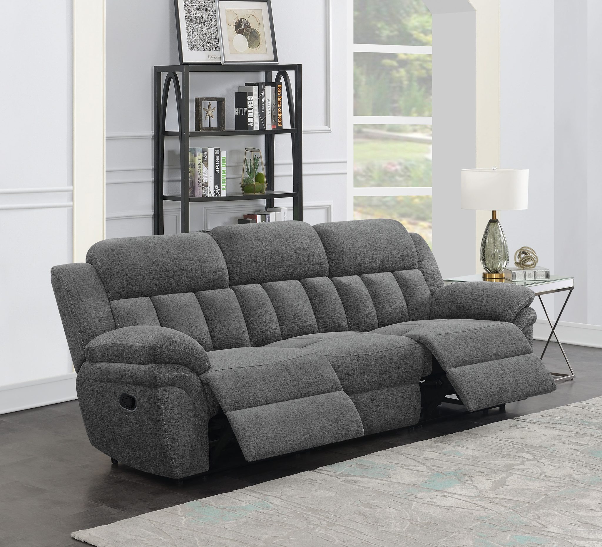 Bahrain Motion Sofa Charcoal - Image 2