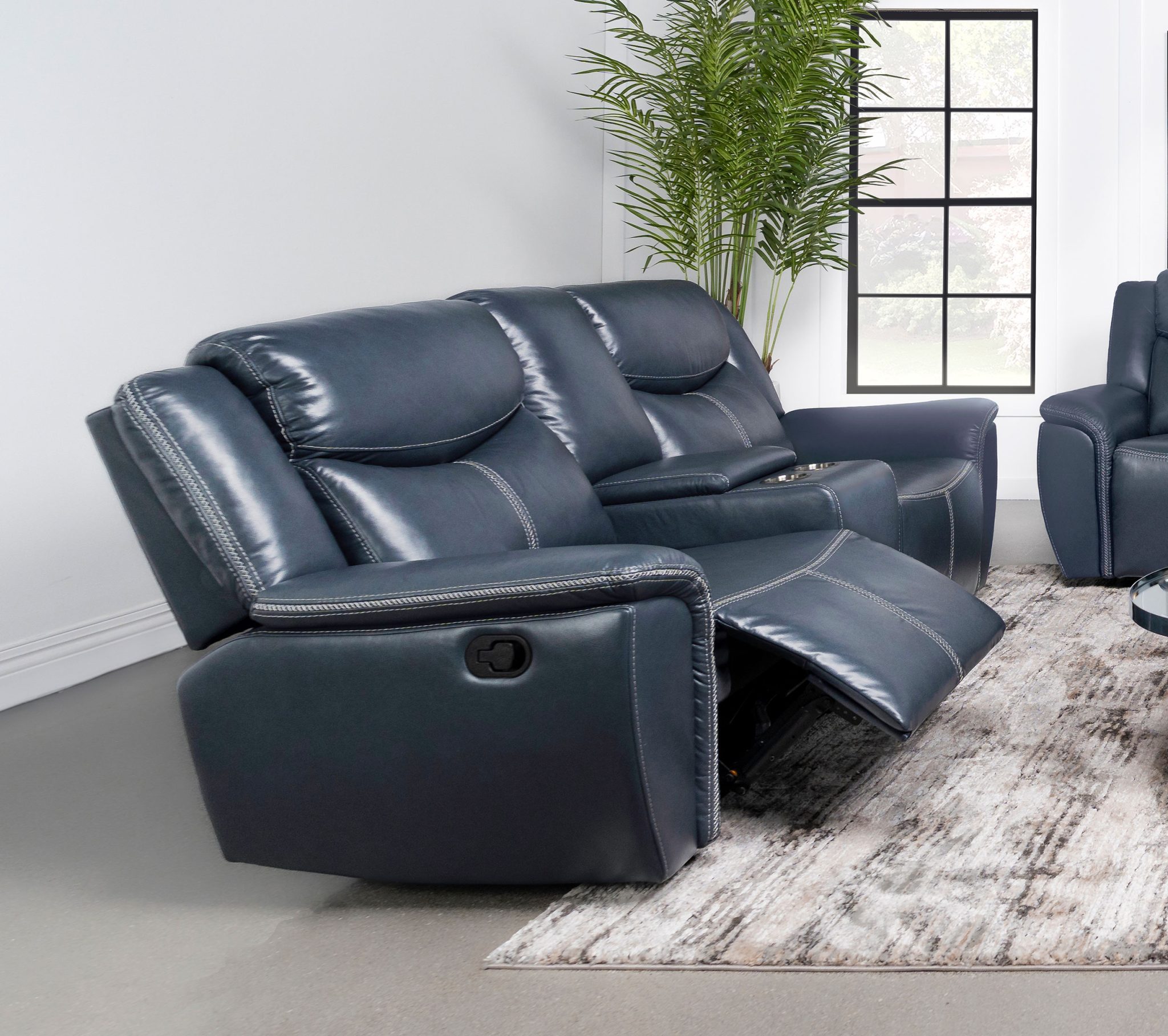 Sloane Reclining Loveseat Blue