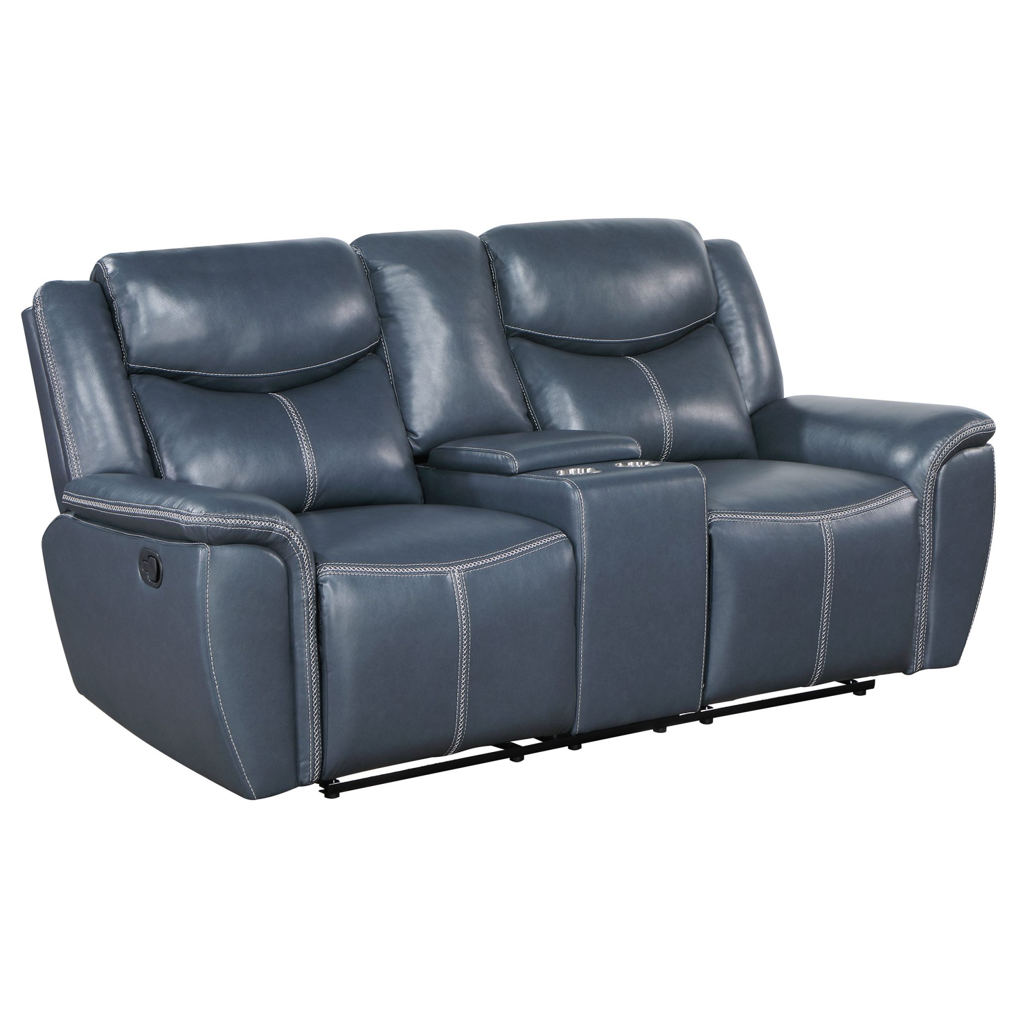 Sloane Reclining Loveseat Blue - Image 2