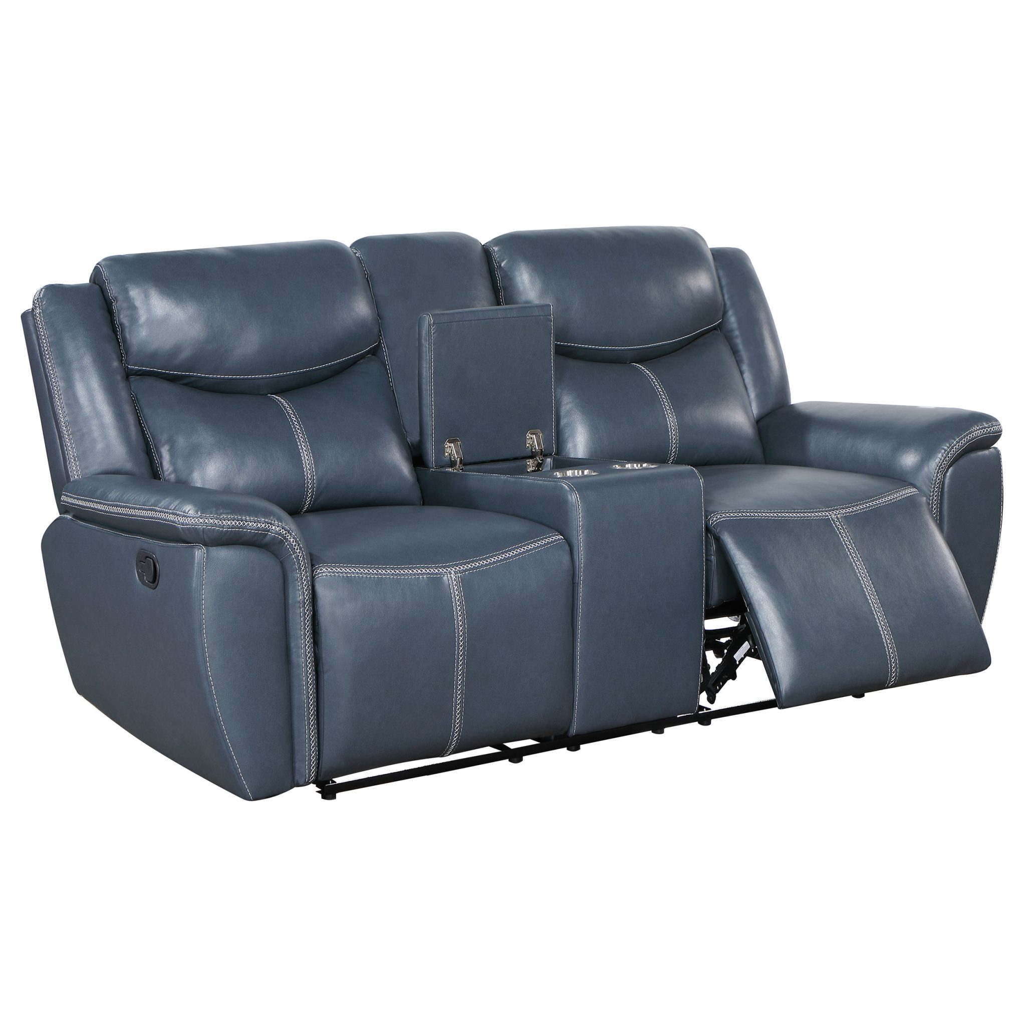 Sloane Reclining Loveseat Blue - Image 3