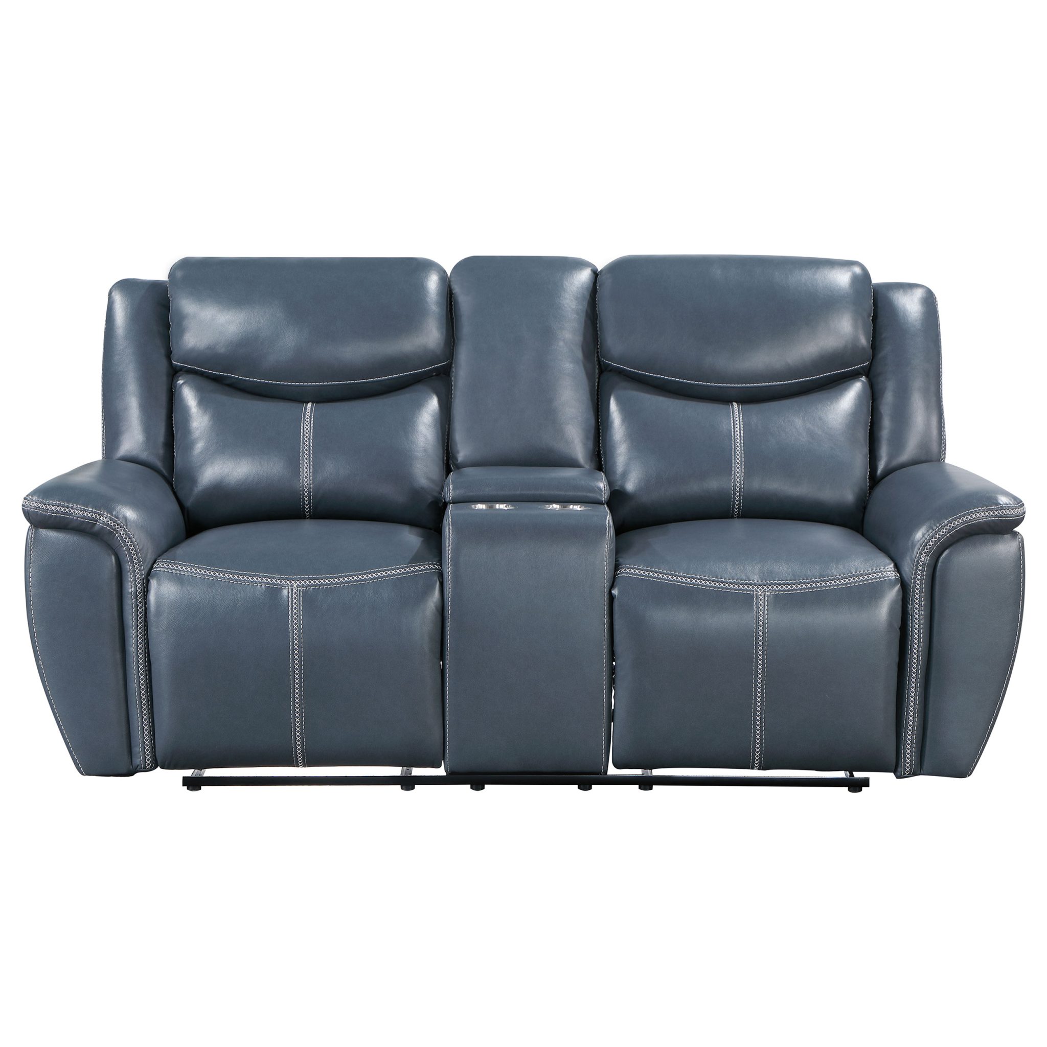 Sloane Reclining Loveseat Blue - Image 4