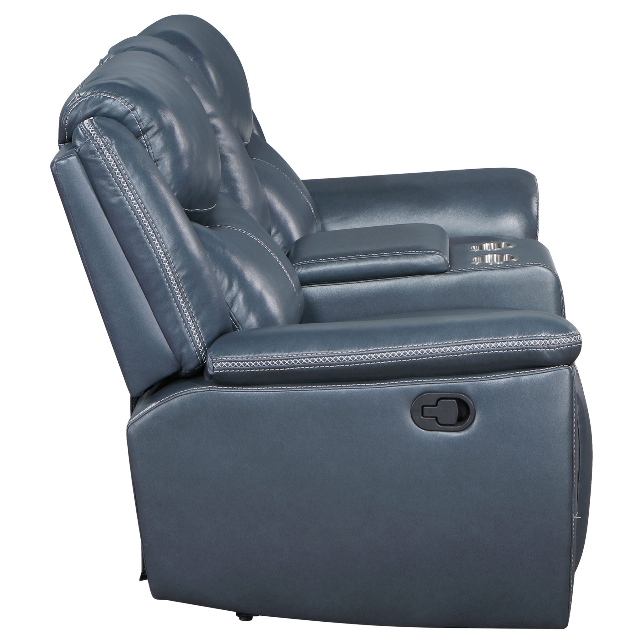 Sloane Reclining Loveseat Blue - Image 6
