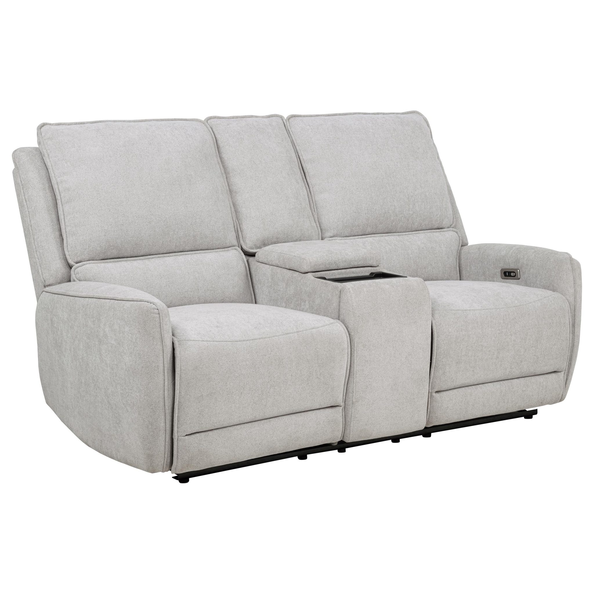 Sylmar Power Reclining Loveseat Dove Grey - Image 4