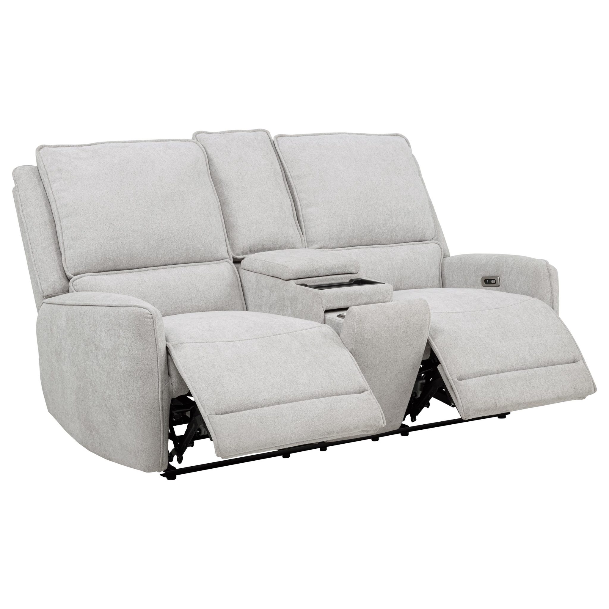 Sylmar Power Reclining Loveseat Dove Grey - Image 5