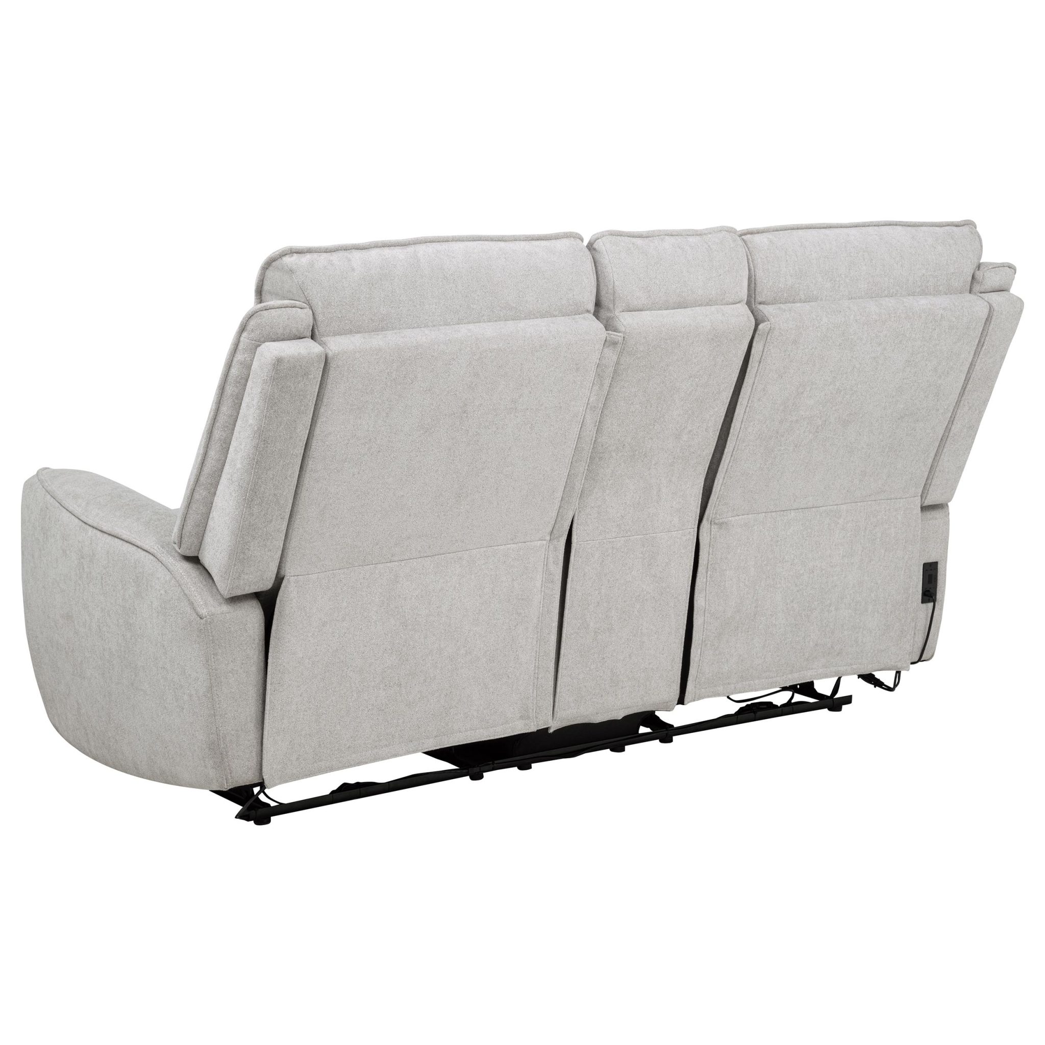 Sylmar Power Reclining Loveseat Dove Grey - Image 8
