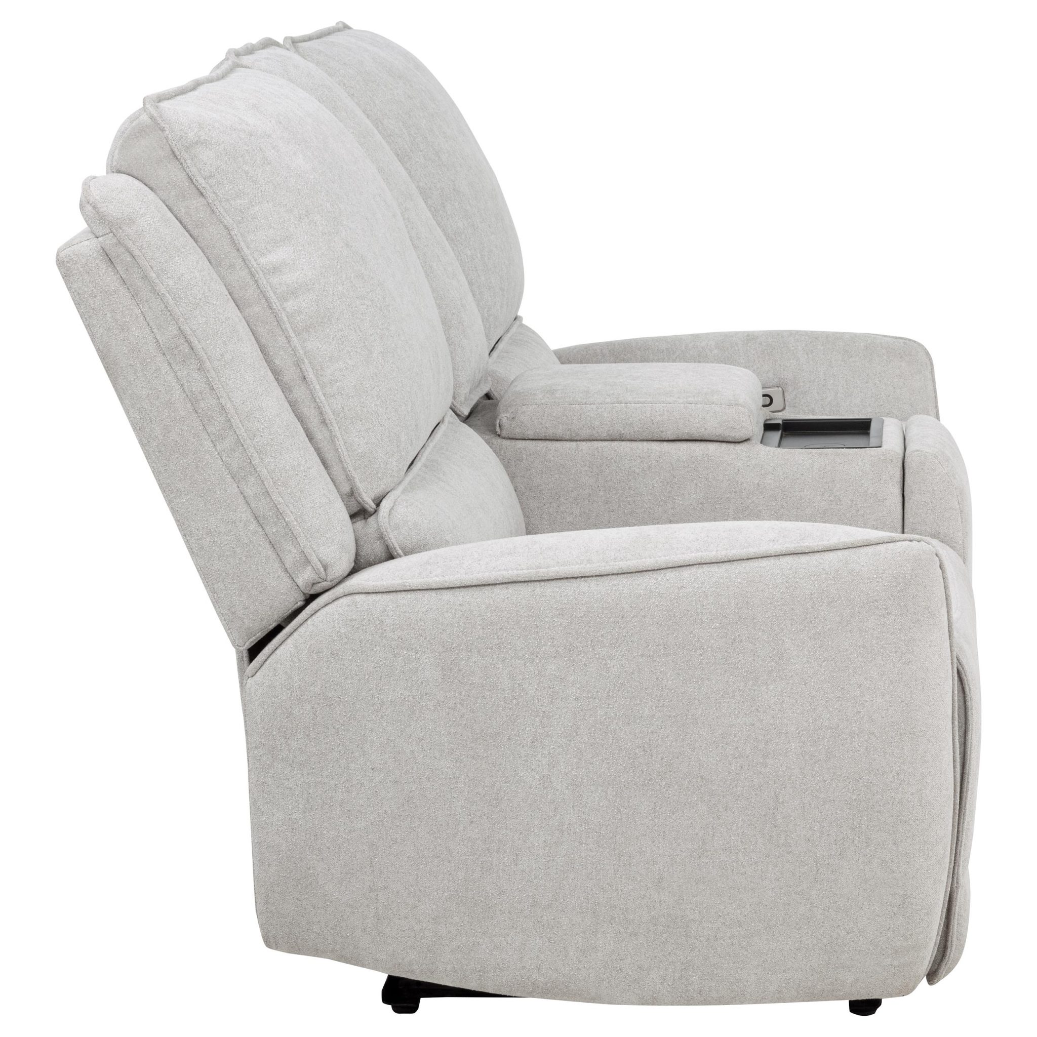 Sylmar Power Reclining Loveseat Dove Grey - Image 9