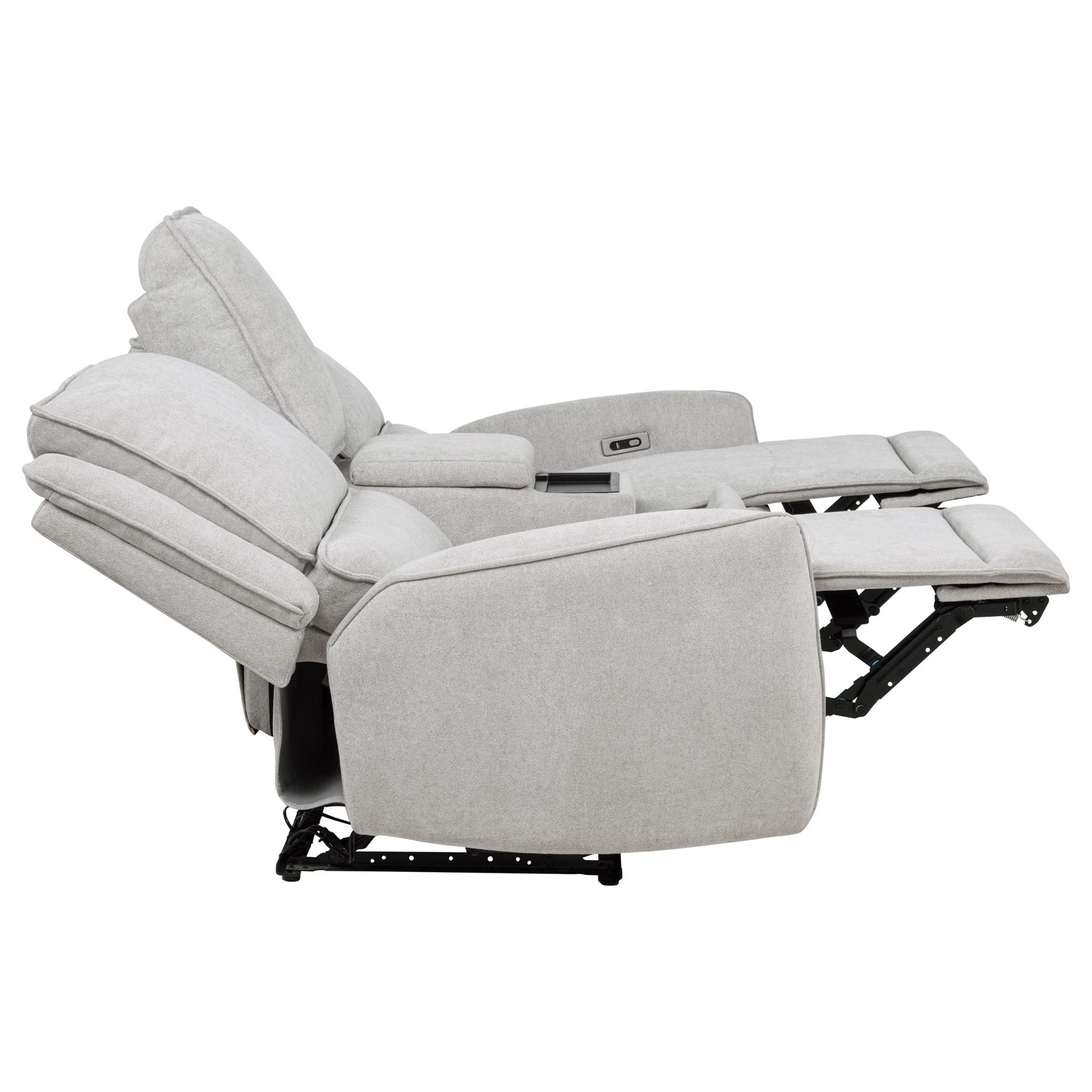 Sylmar Power Reclining Loveseat Dove Grey - Image 11