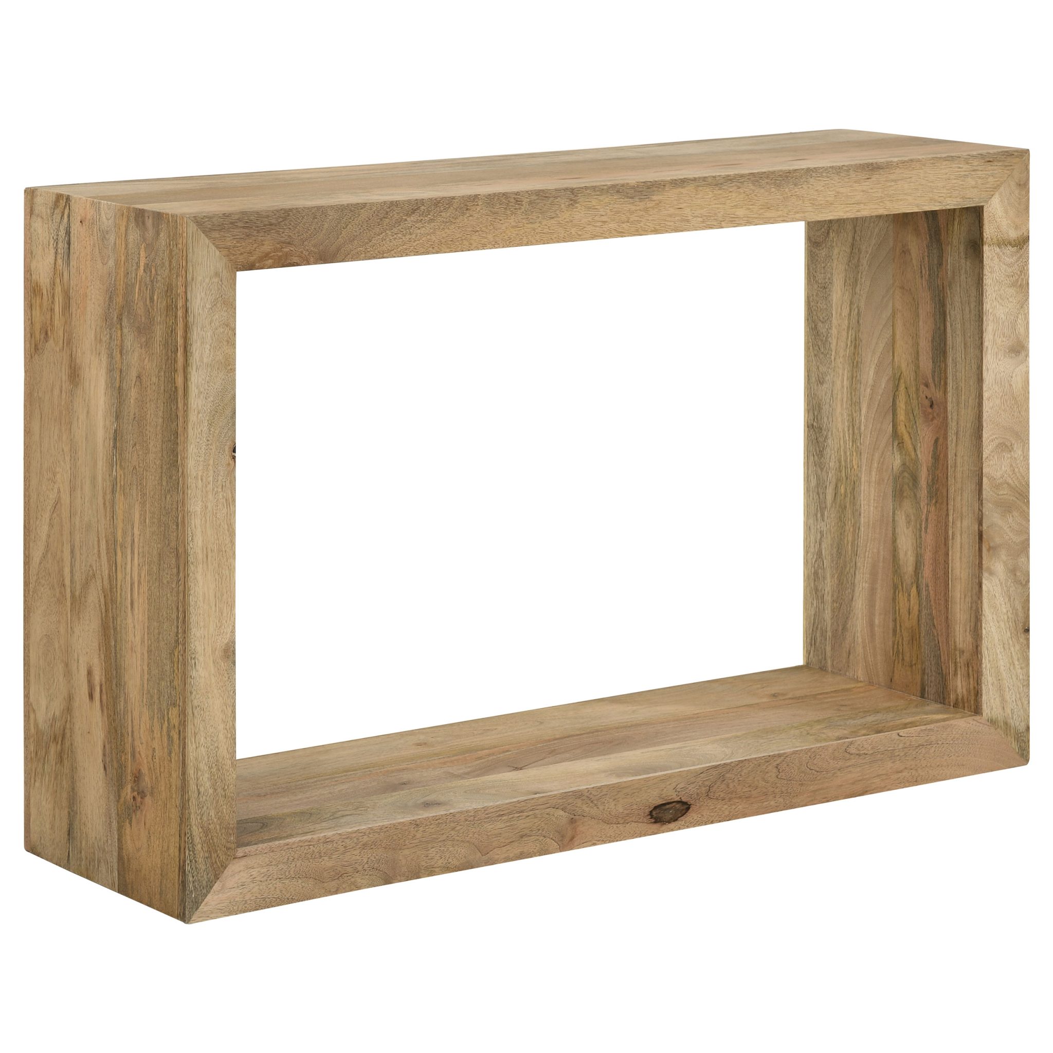 Benton Rectangular Solid Wood Entryway Console Table Natural - Image 2