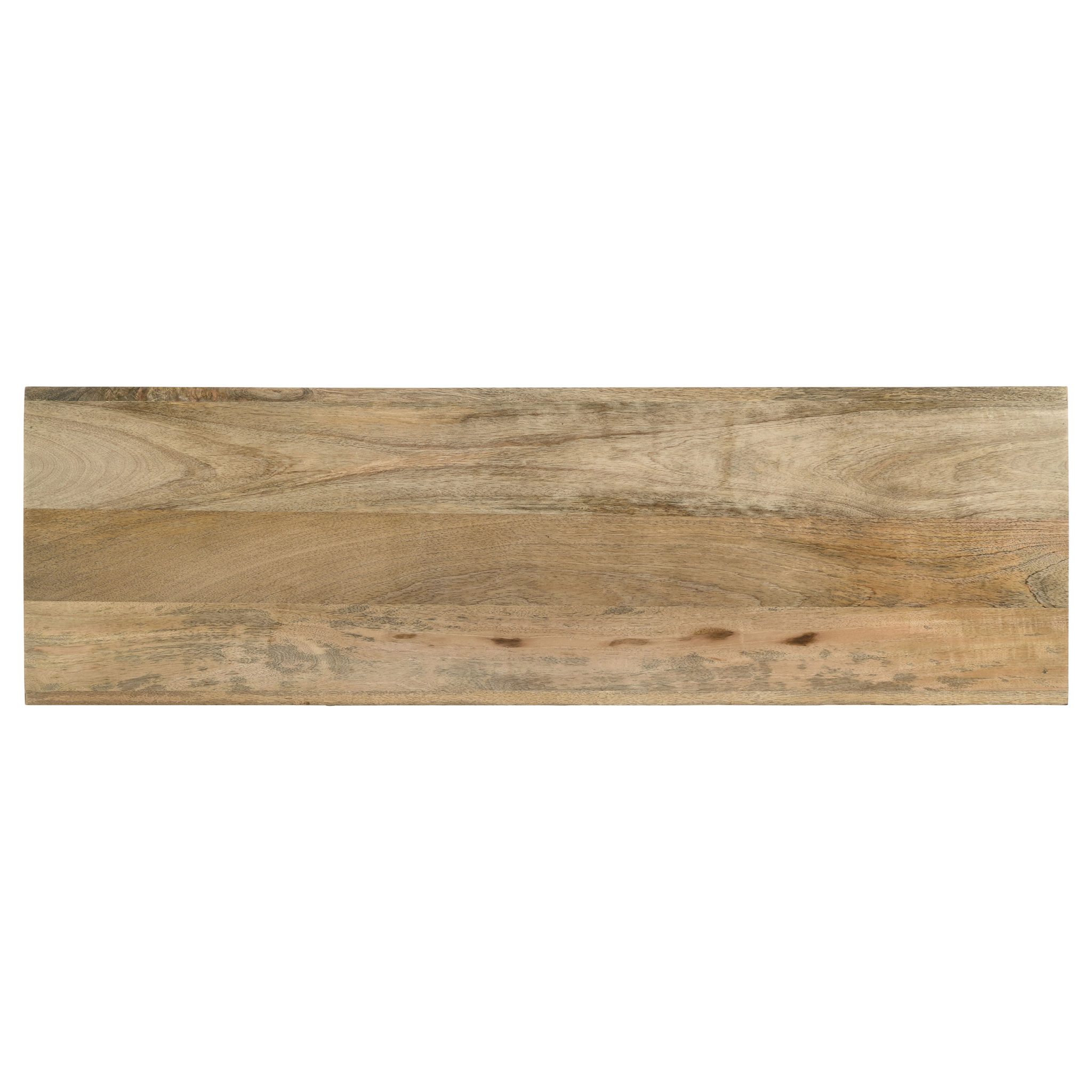 Benton Rectangular Solid Wood Entryway Console Table Natural - Image 5