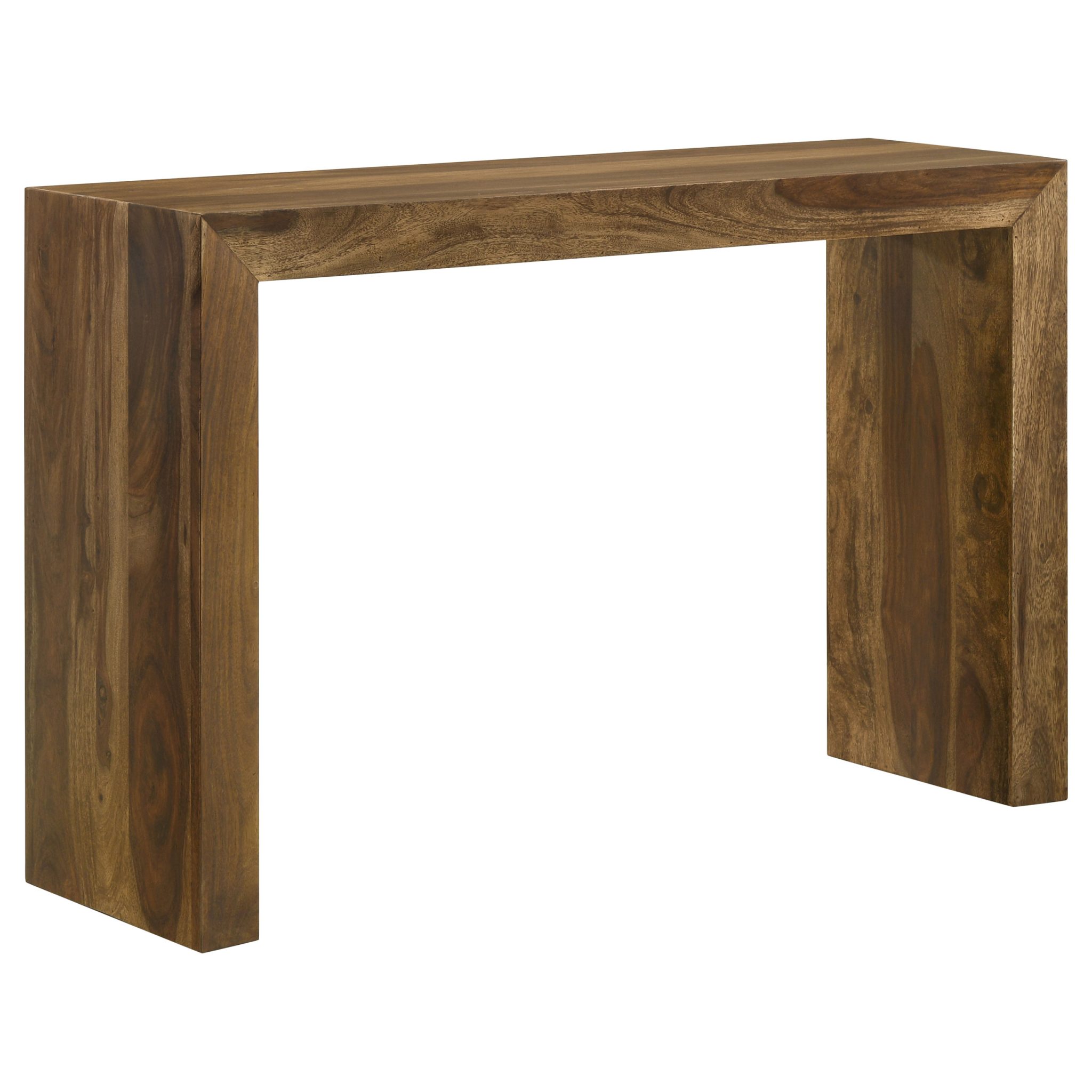Odilia Rectangular Solid Wood Entryway Console Table Auburn - Image 2