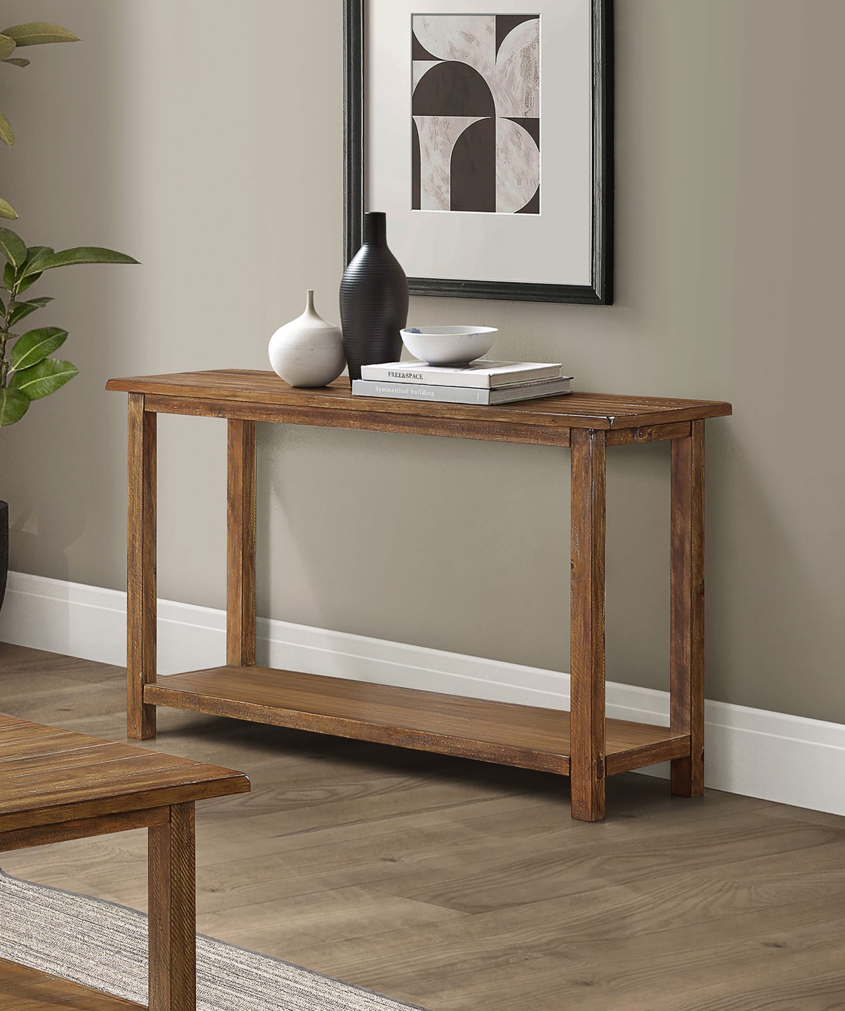 Payne Wood Entryway Sofa Console Table