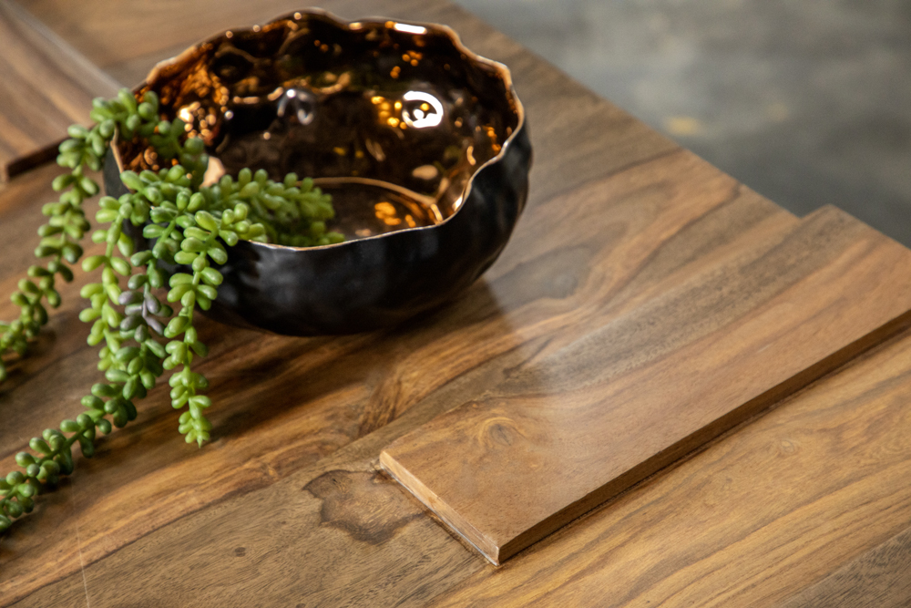 Samira Square Solid Wood Coffee Table Natural Sheesham - Image 7