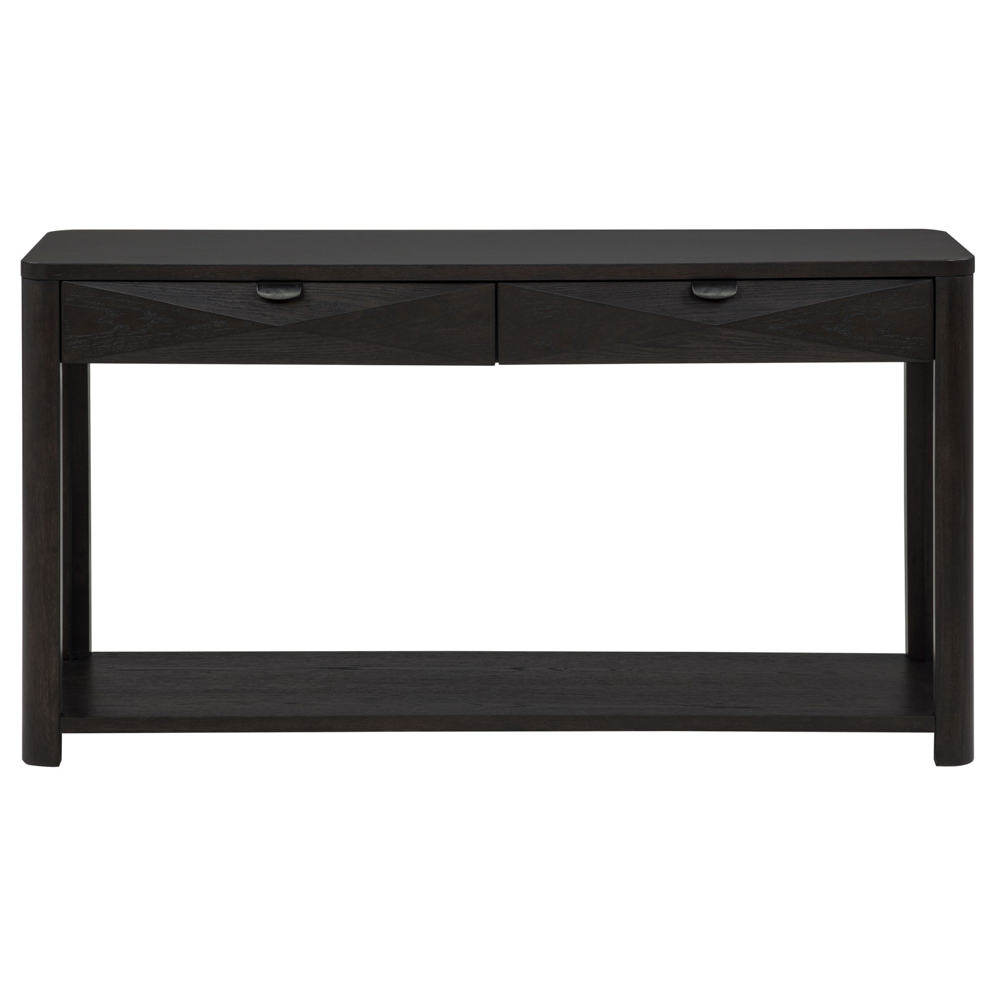 Marcelo Sofa Console Table with 2 Drawers and Shelf Coffee - Image 4