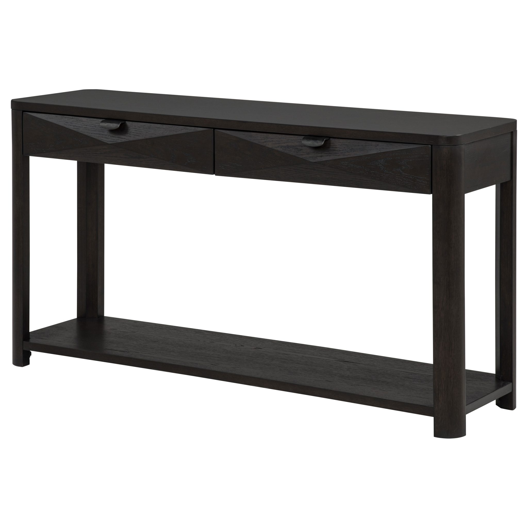 Marcelo Sofa Console Table with 2 Drawers and Shelf Coffee - Image 5