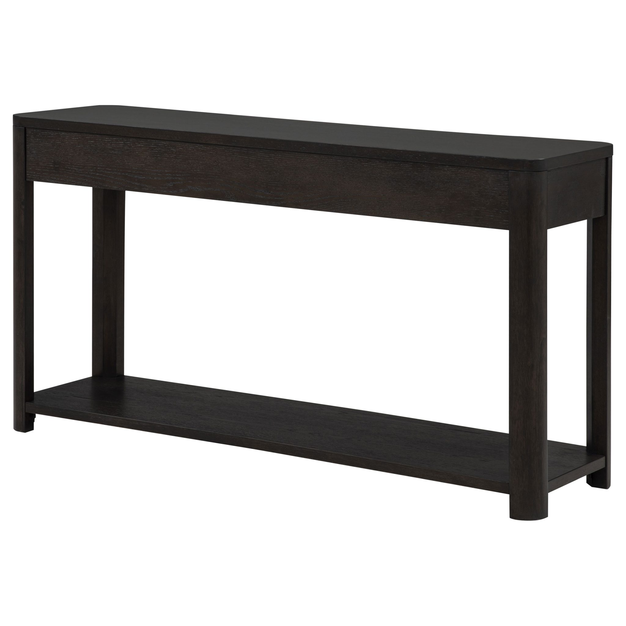 Marcelo Sofa Console Table with 2 Drawers and Shelf Coffee - Image 9
