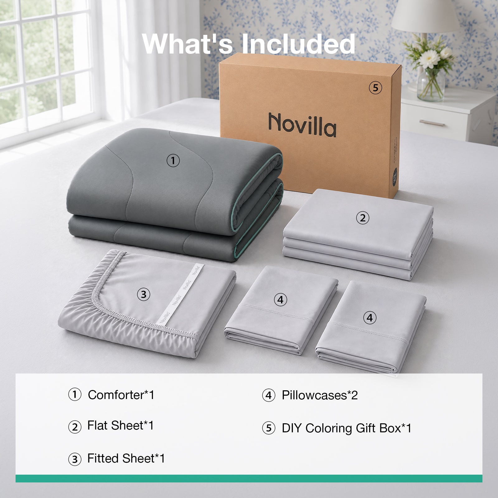 AiryFlow™ Cooling Comforter Set - Image 8