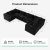 6 Seats U Shaped - Arm Side