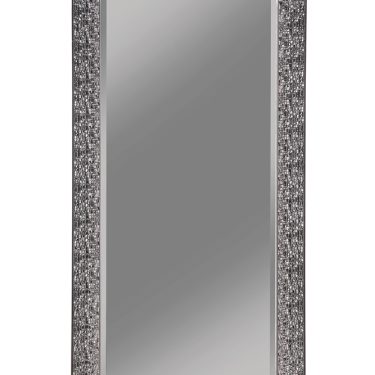 Rollins 32 x 66 Inch Rectangular Floor Mirror Black