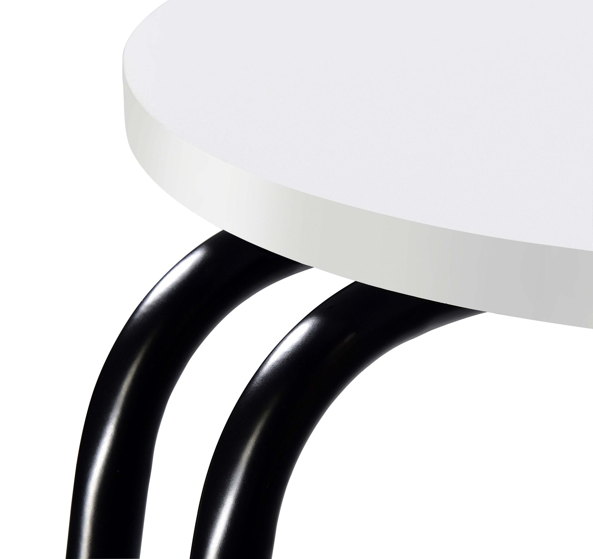 Hilly 3-Tier Round Accent Side Table White and Black - Image 10